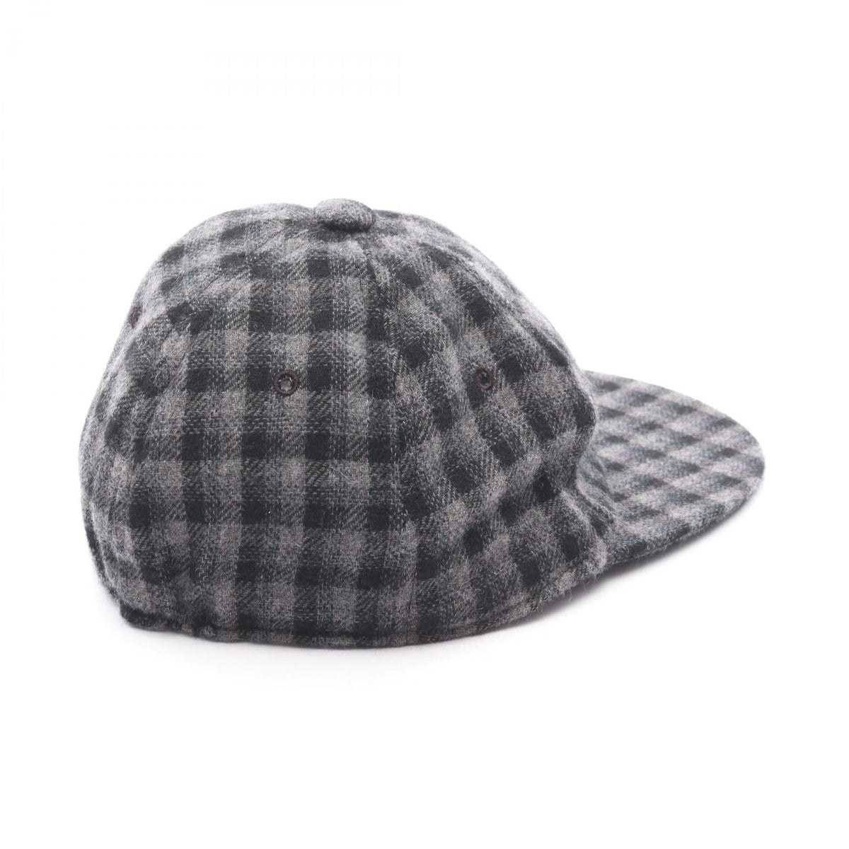 Chanel Coco Mark Check Cashmere Cap