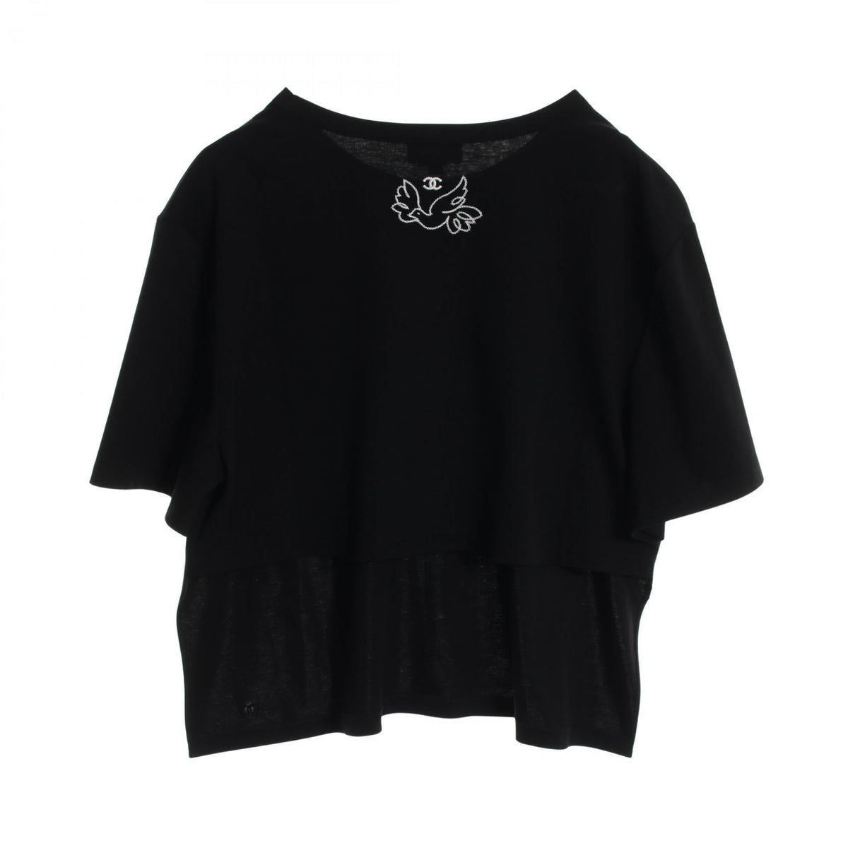 Chanel Jean Cocteau Coco Mark Cotton Top