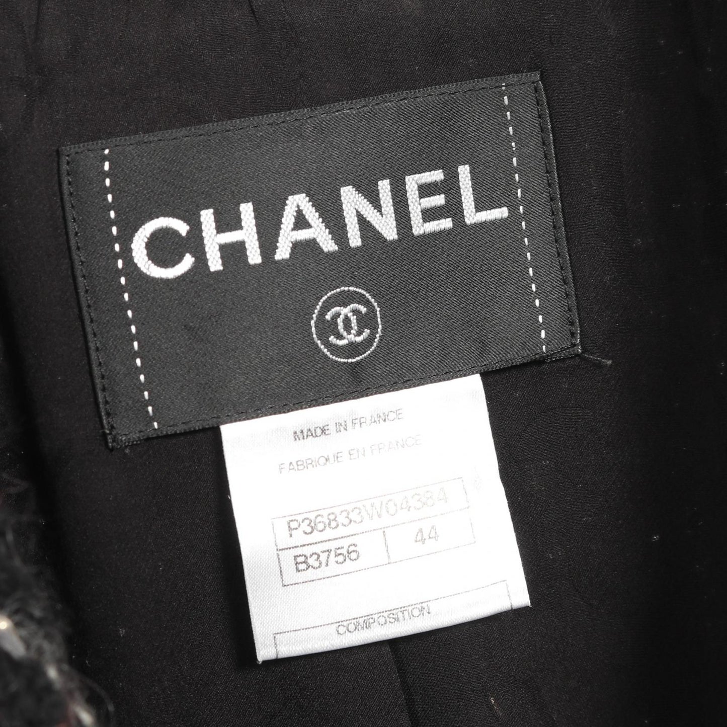 Chanel Coco Mark Button Wool Silk Outerwear