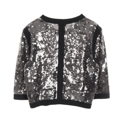 Chanel Coco Mark Sequin Nylon Cotton Jacket