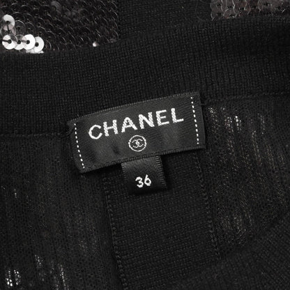 Chanel Coco Mark Sequin Nylon Cotton Jacket