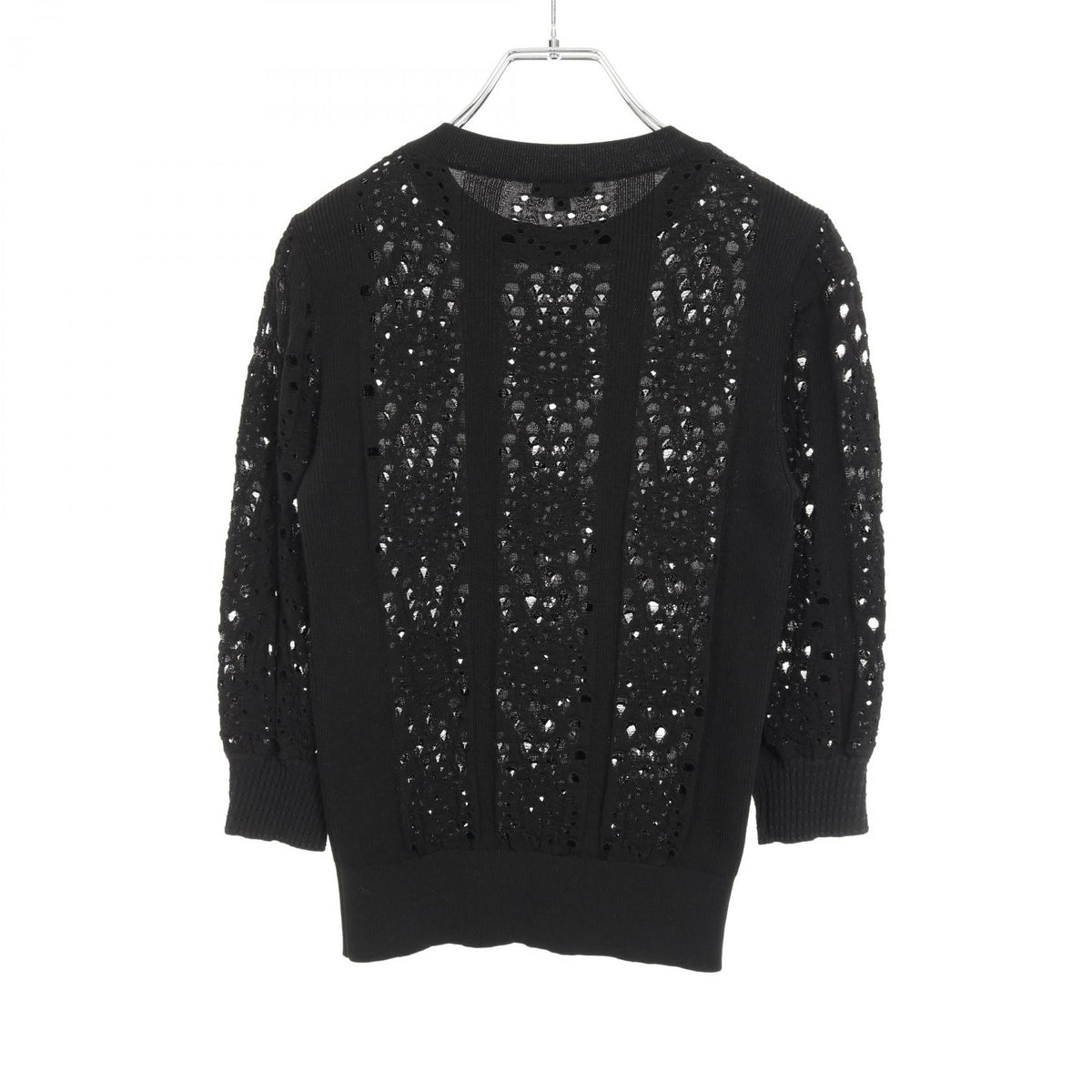 Chanel Coco Mark Cotton Knit Top