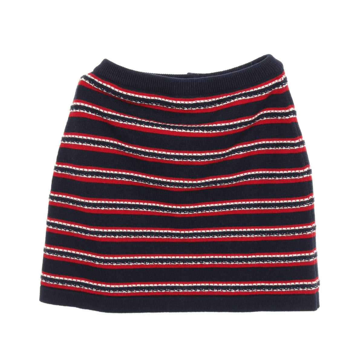 Chanel Coco Mark Button P70309K10002 Cashmere Knit Skirt