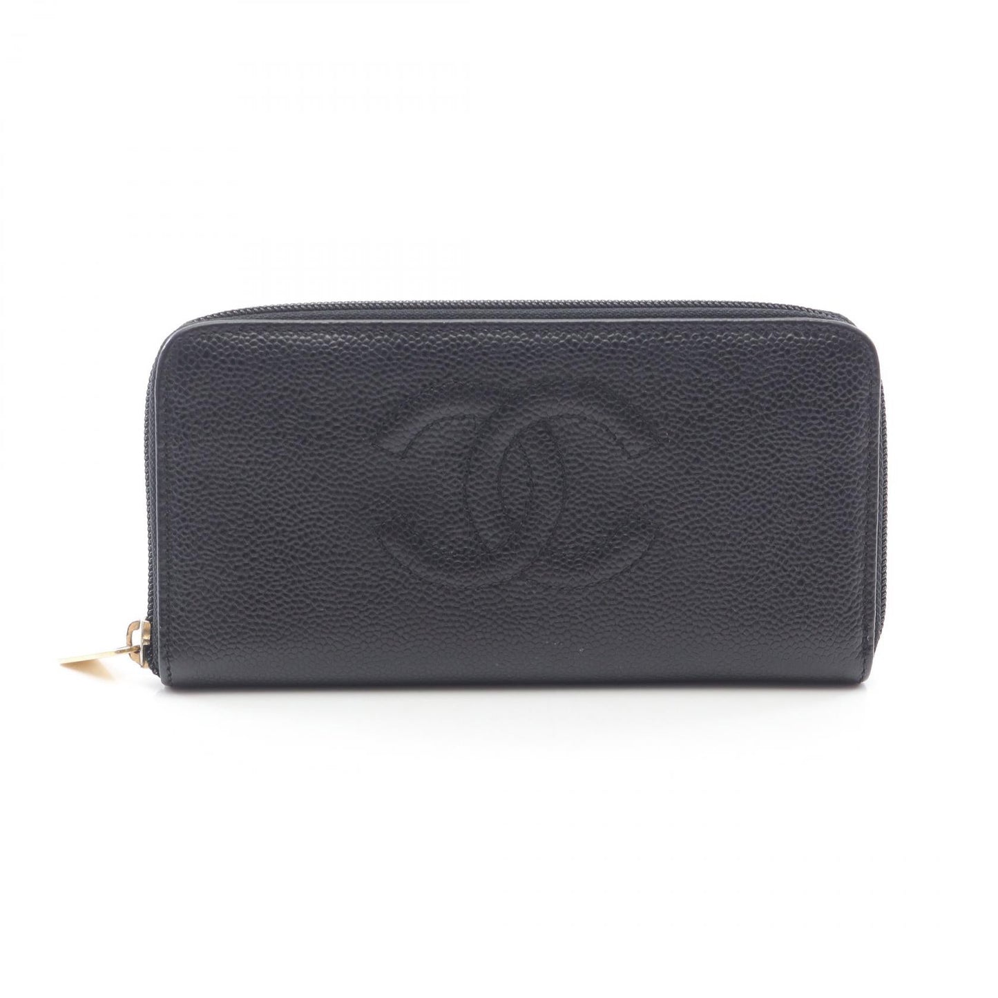 Chanel Coco Mark Caviar Skin Long Wallet