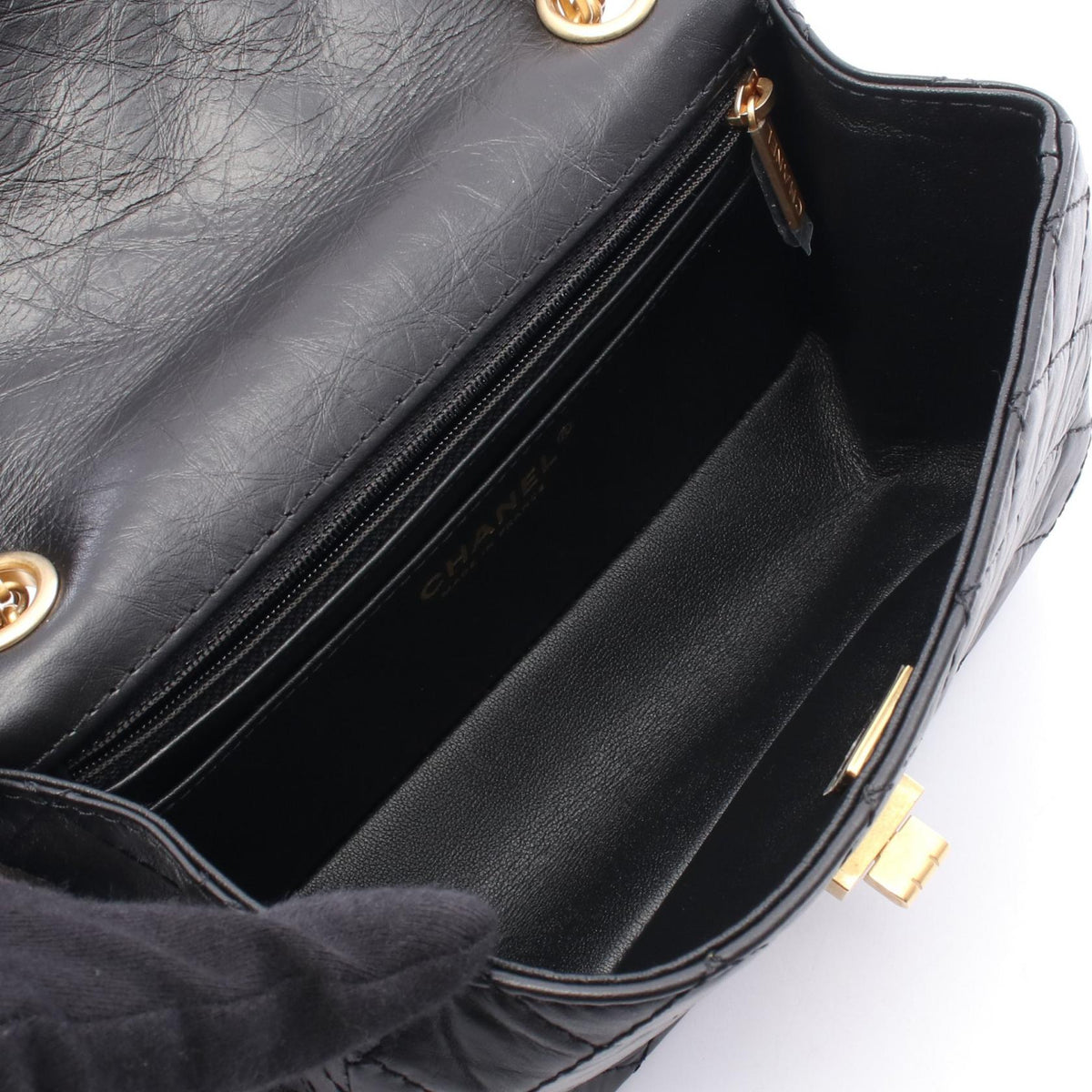 Chanel 2.55 Mini Matelasse Leather Shoulder Bag