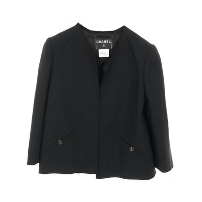 Chanel Coco Mark Button Wool Jacket