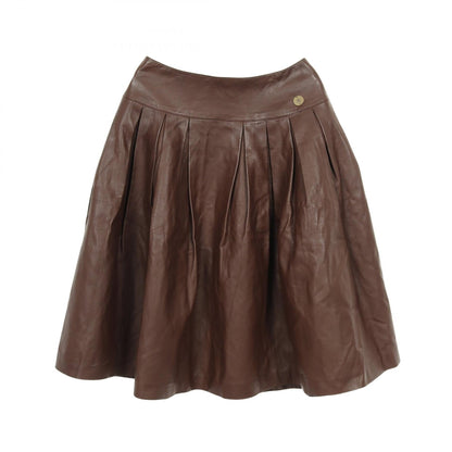 Chanel Skirt Leather Skirt