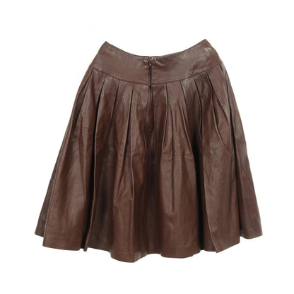 Chanel Skirt Leather Skirt