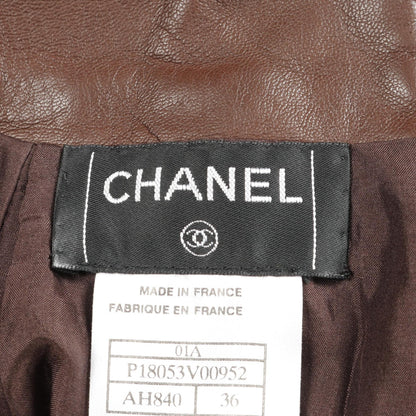 Chanel Skirt Leather Skirt