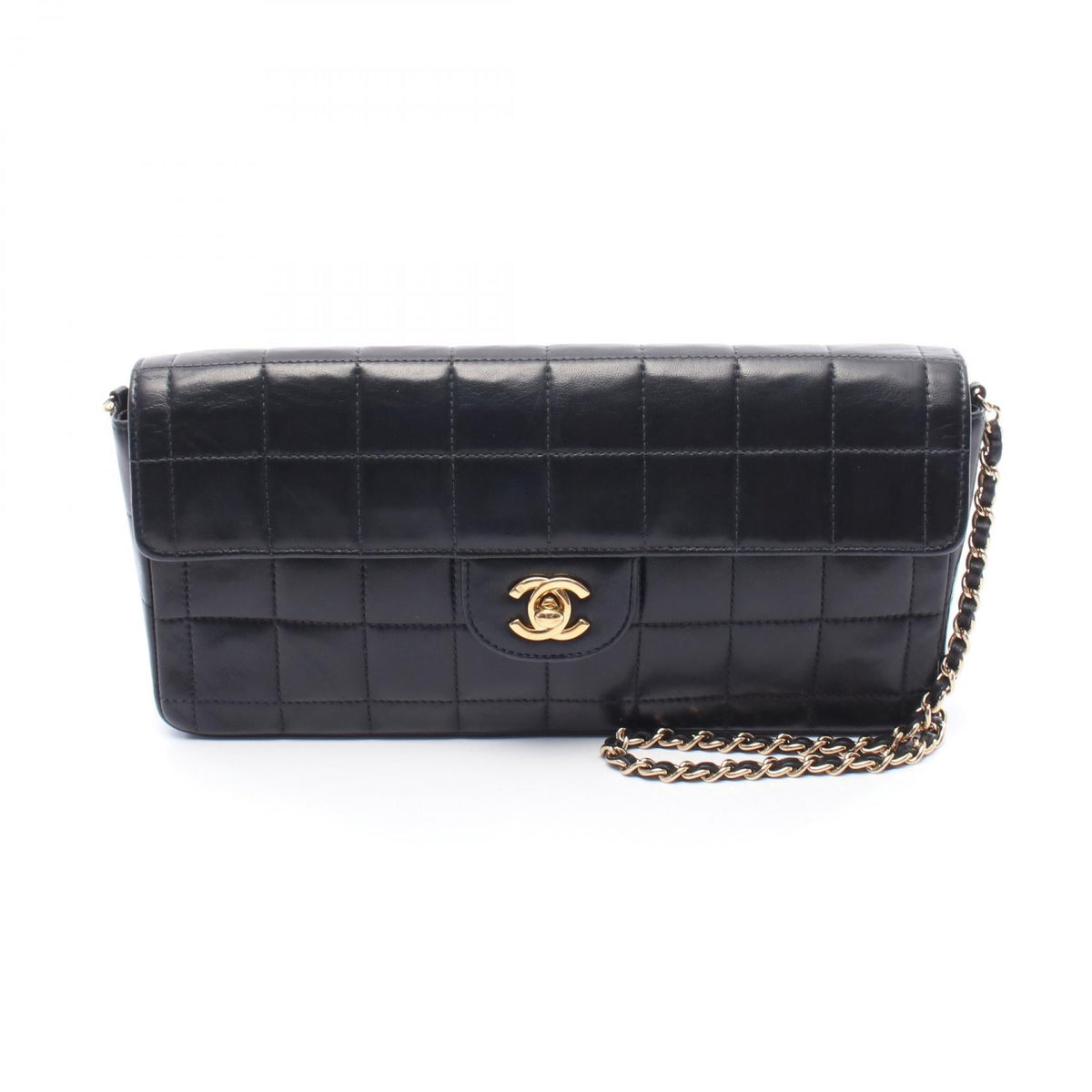 Chanel Choco Bar Lambskin Shoulder Bag
