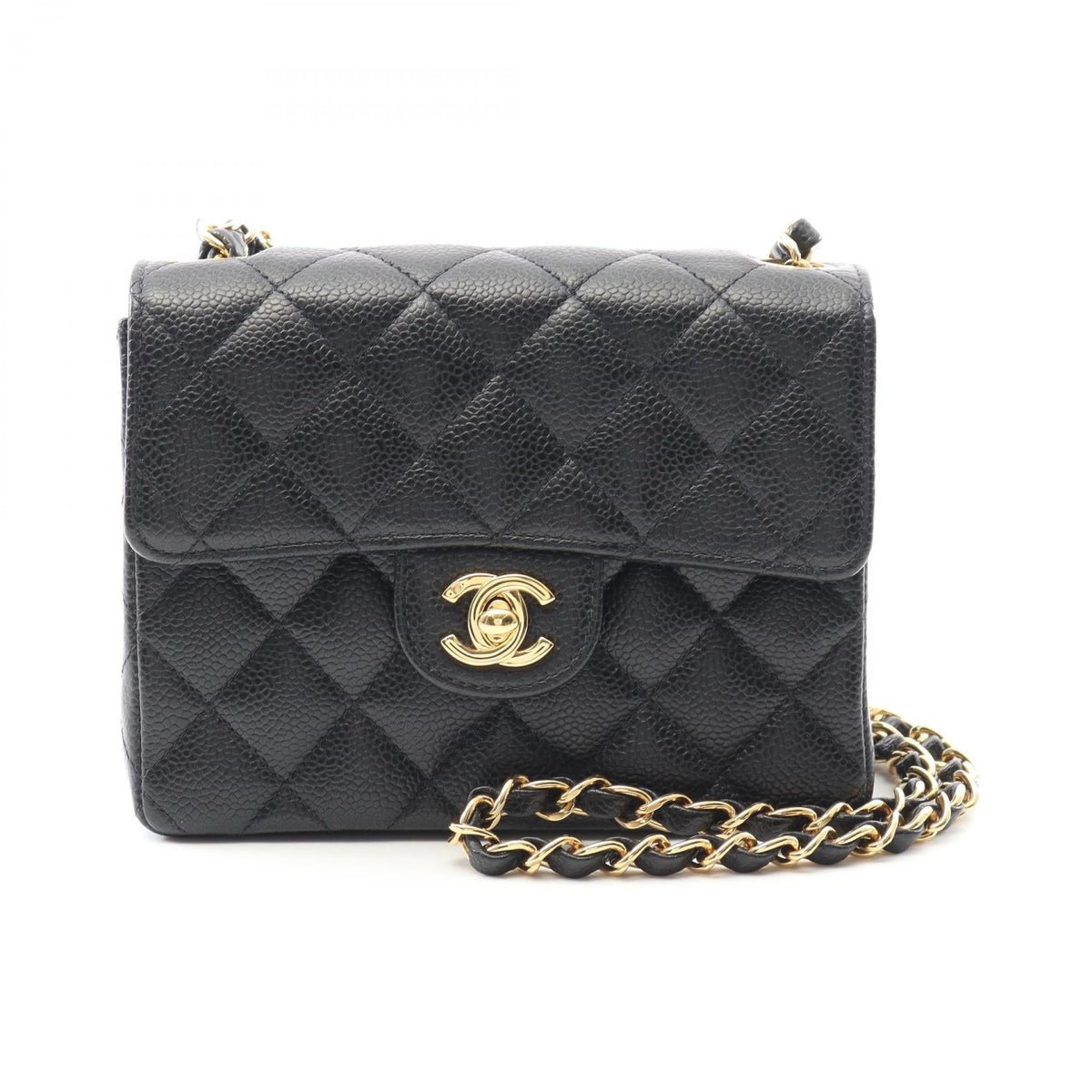 Chanel Mini Matelasse Caviar Skin Shoulder Bag