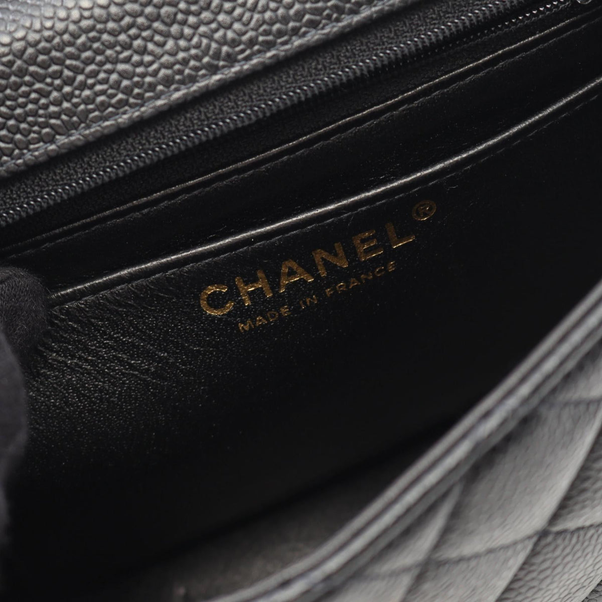 Chanel Mini Matelasse Caviar Skin Shoulder Bag
