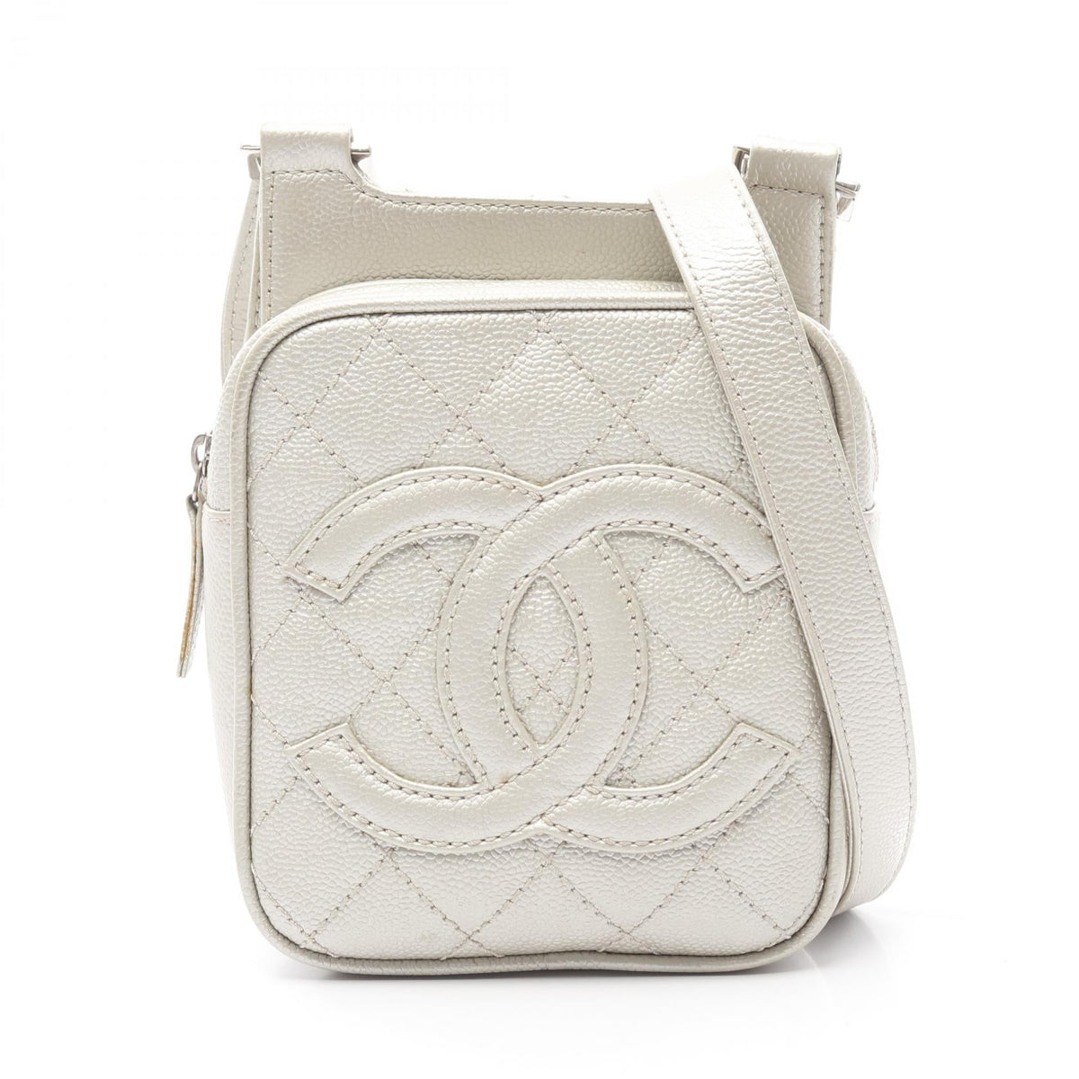 Chanel Matelasse De Coco Mark Calf Shoulder Bag