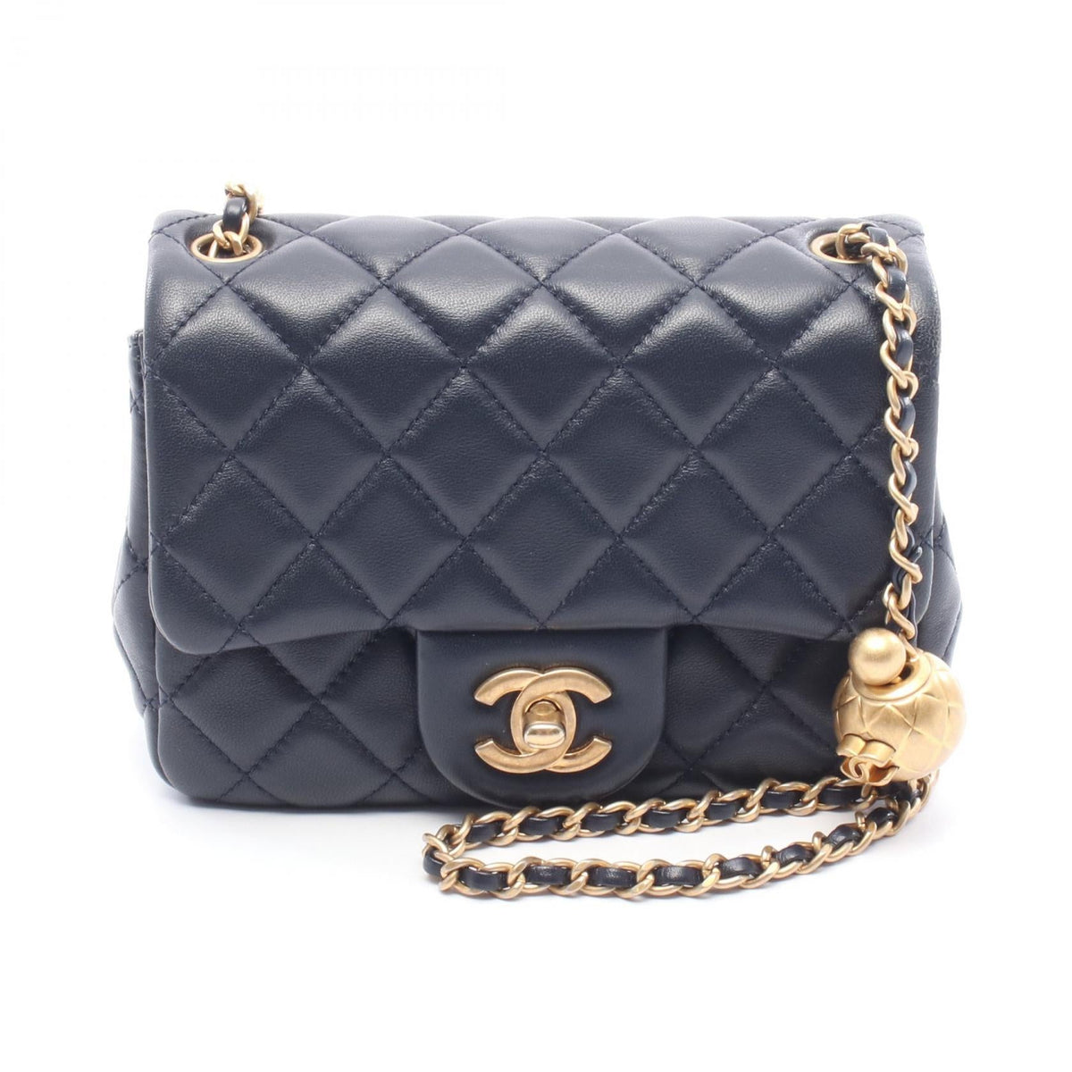 Chanel Mini Matelassé Lambskin Shoulder Bag