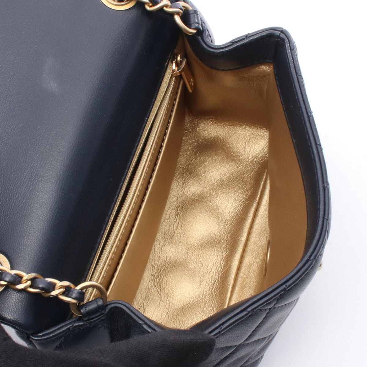 Chanel Mini Matelassé Lambskin Shoulder Bag