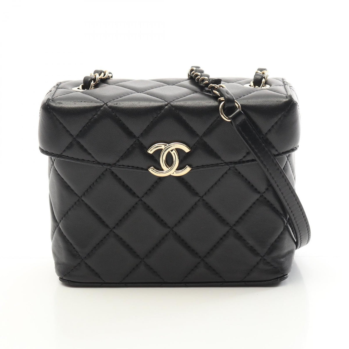 Chanel Matelasse Small Box Lambskin Shoulder Bag