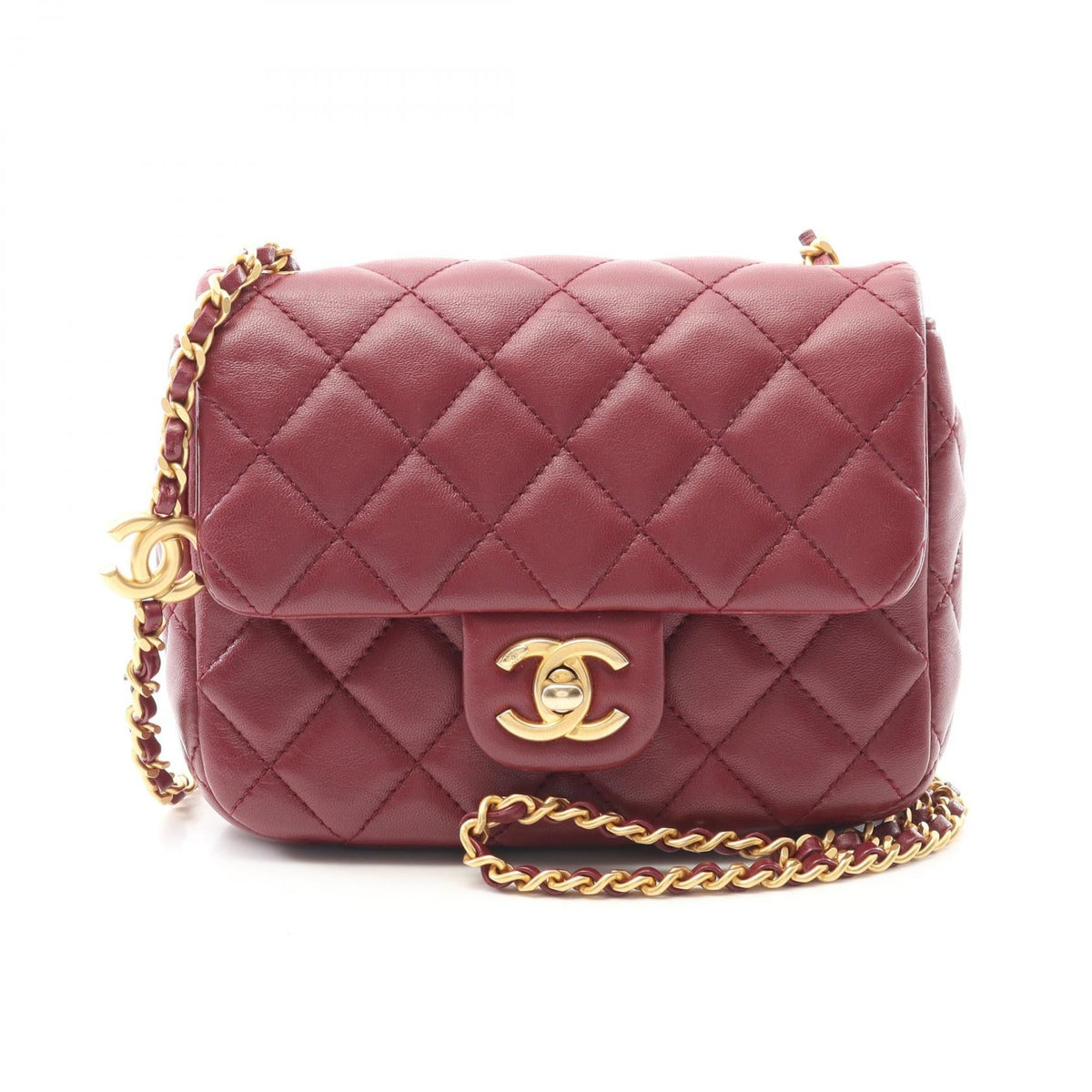Chanel Mini Matelassé Lambskin Shoulder Bag