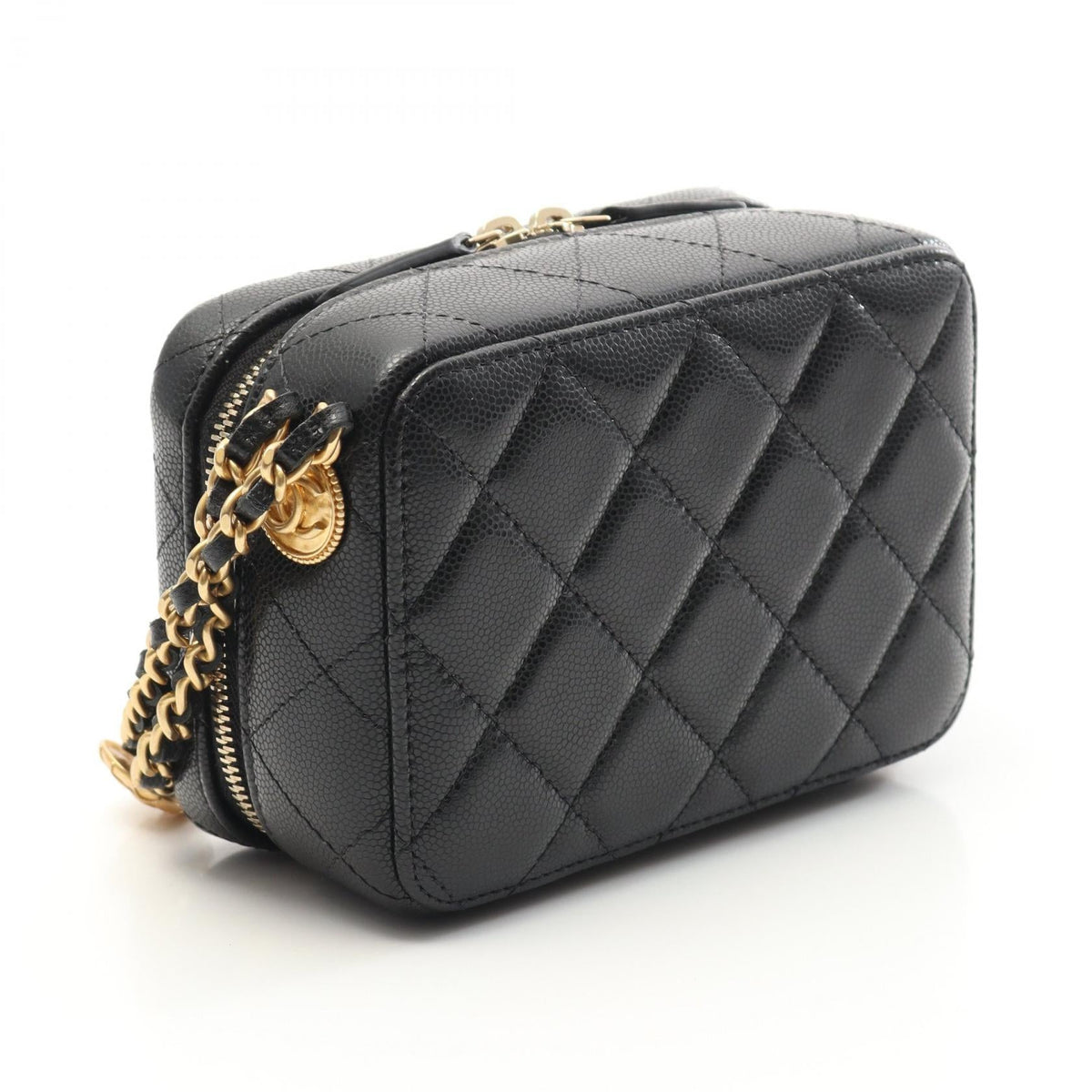 Chanel Matelasse Mini Camera Bag Caviar Shoulder Bag