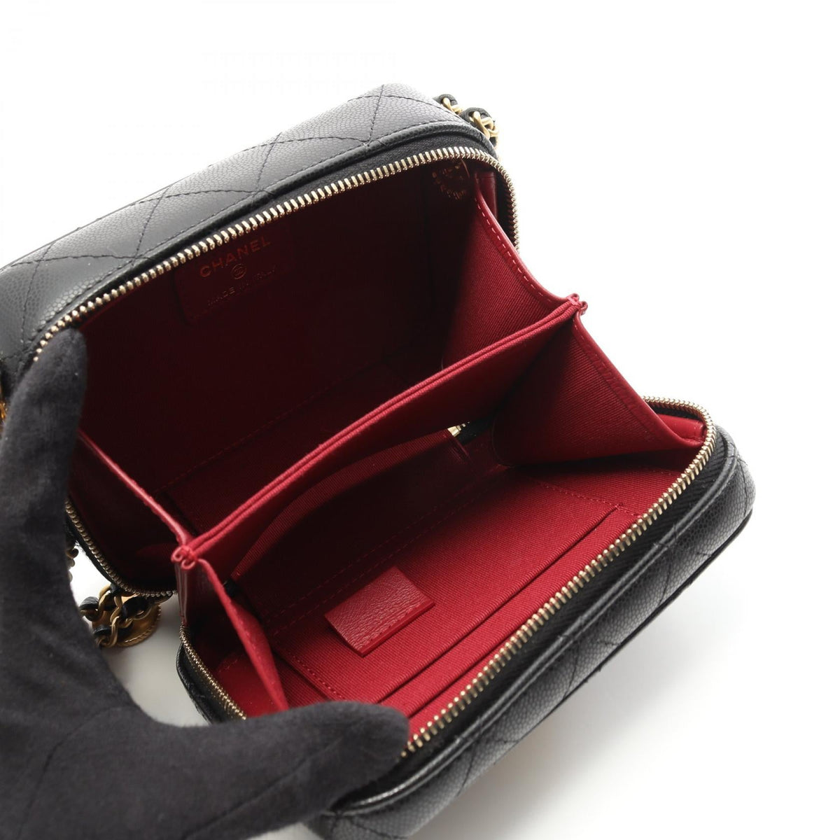 Chanel Matelasse Mini Camera Bag Caviar Shoulder Bag
