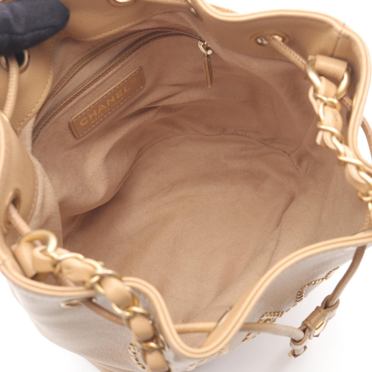 Chanel Deauville Caviar Skin Shoulder Bag