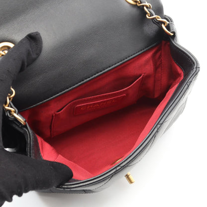 Chanel Top Handle Matelasse Lambskin Shoulder Bag