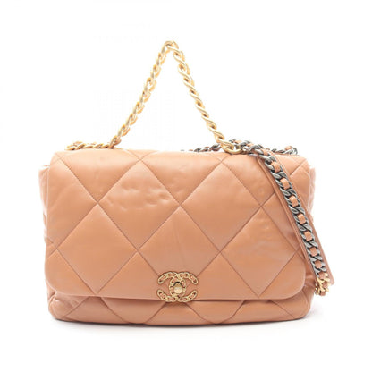 Chanel 19 Maxi Matelassé Lambskin Shoulder Bag