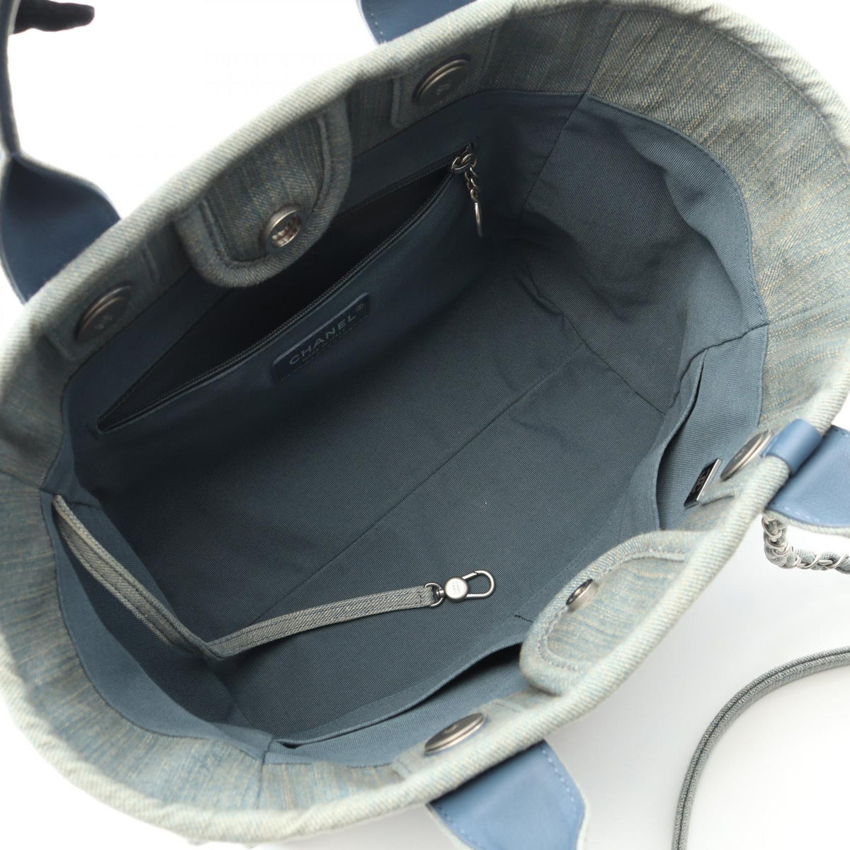 Chanel Deauville Denim Tote Bag