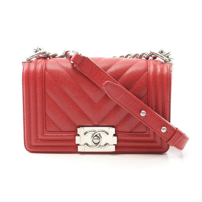 Chanel Boy Chanel Caviar Skin Shoulder Bag