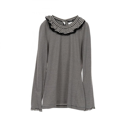 Chanel Coco Mark Button Cotton Top