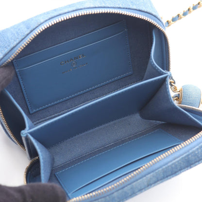 Chanel Matelasse Denim Shoulder Bag