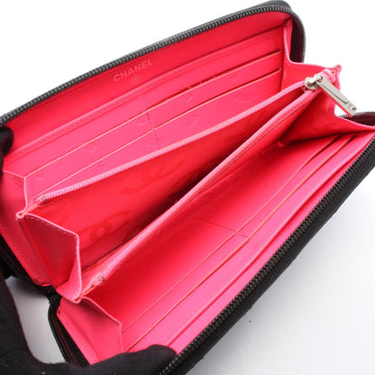 Chanel Cambon Line Leather Long Wallet