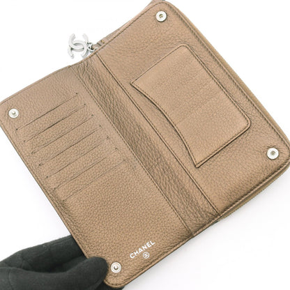 Chanel Luxury Line Leather Long Wallet
