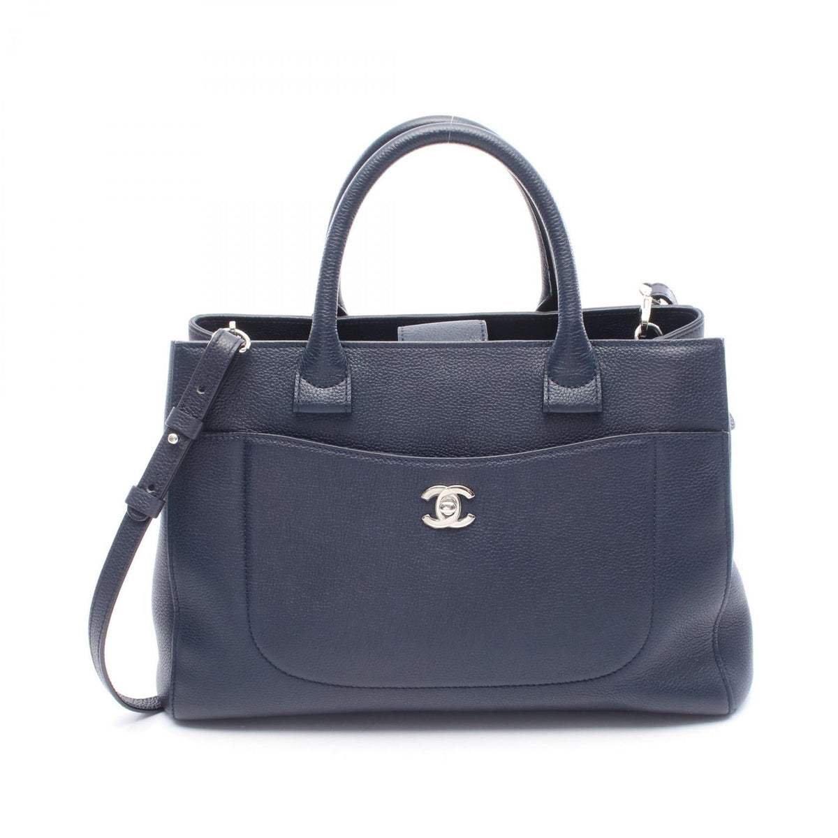 Chanel Coco Mark Calfskin Tote Bag