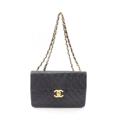 Chanel Deauville Matelasse 34 Lambskin Shoulder Bag