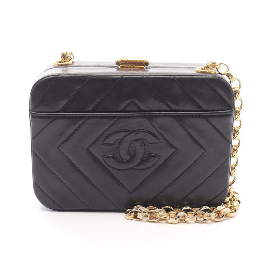 Chanel Coco Mark Diamond Stitch Lambskin Shoulder Bag