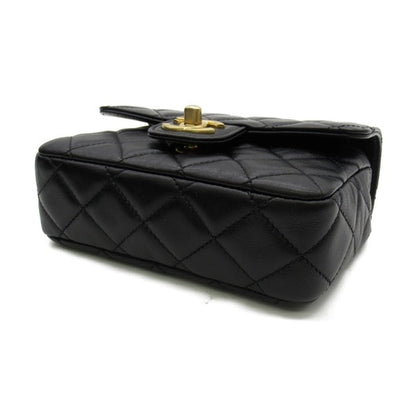 Chanel Mini Square Classic Single Flap Bag Leather Crossbody Bag AS3442 in Excellent condition