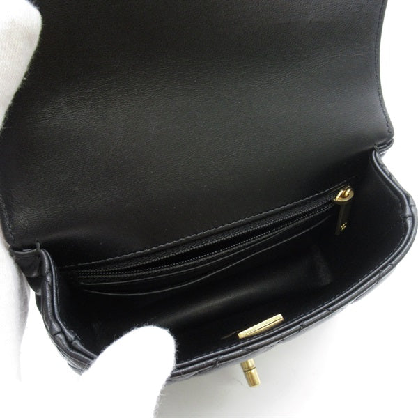 Chanel Mini Square Classic Single Flap Bag Leather Crossbody Bag AS3442 in Excellent condition