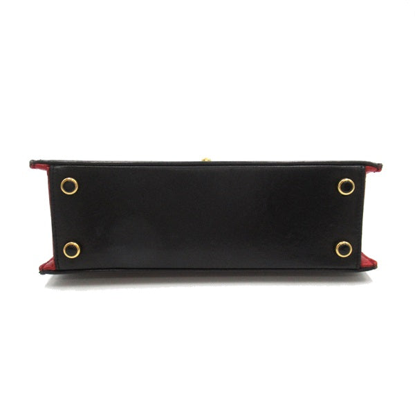 CC Bicolor Trapezoid Flap Bag - '10s