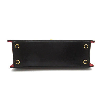 CC Bicolor Trapezoid Flap Bag - '10s