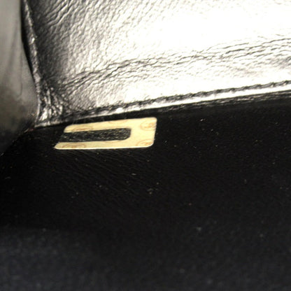 CC Bicolor Trapezoid Flap Bag - '10s