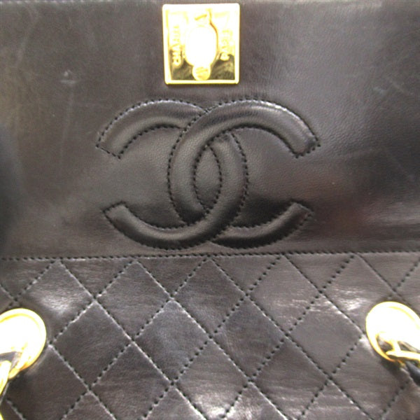 CC Bicolor Trapezoid Flap Bag - '10s