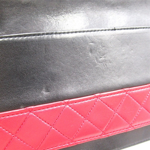 CC Bicolor Trapezoid Flap Bag - '10s