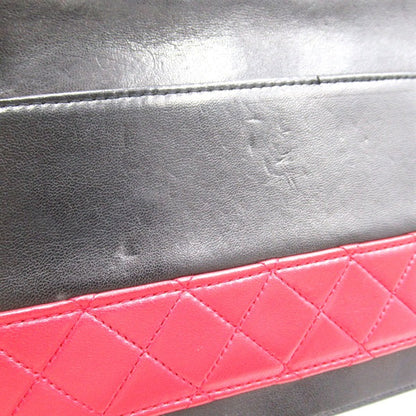 CC Bicolor Trapezoid Flap Bag - '10s