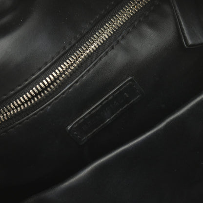 Balenciaga Leather Everyday Backpack Black