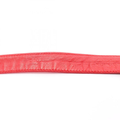 Chanel Lambskin Coco Mark Belt Red