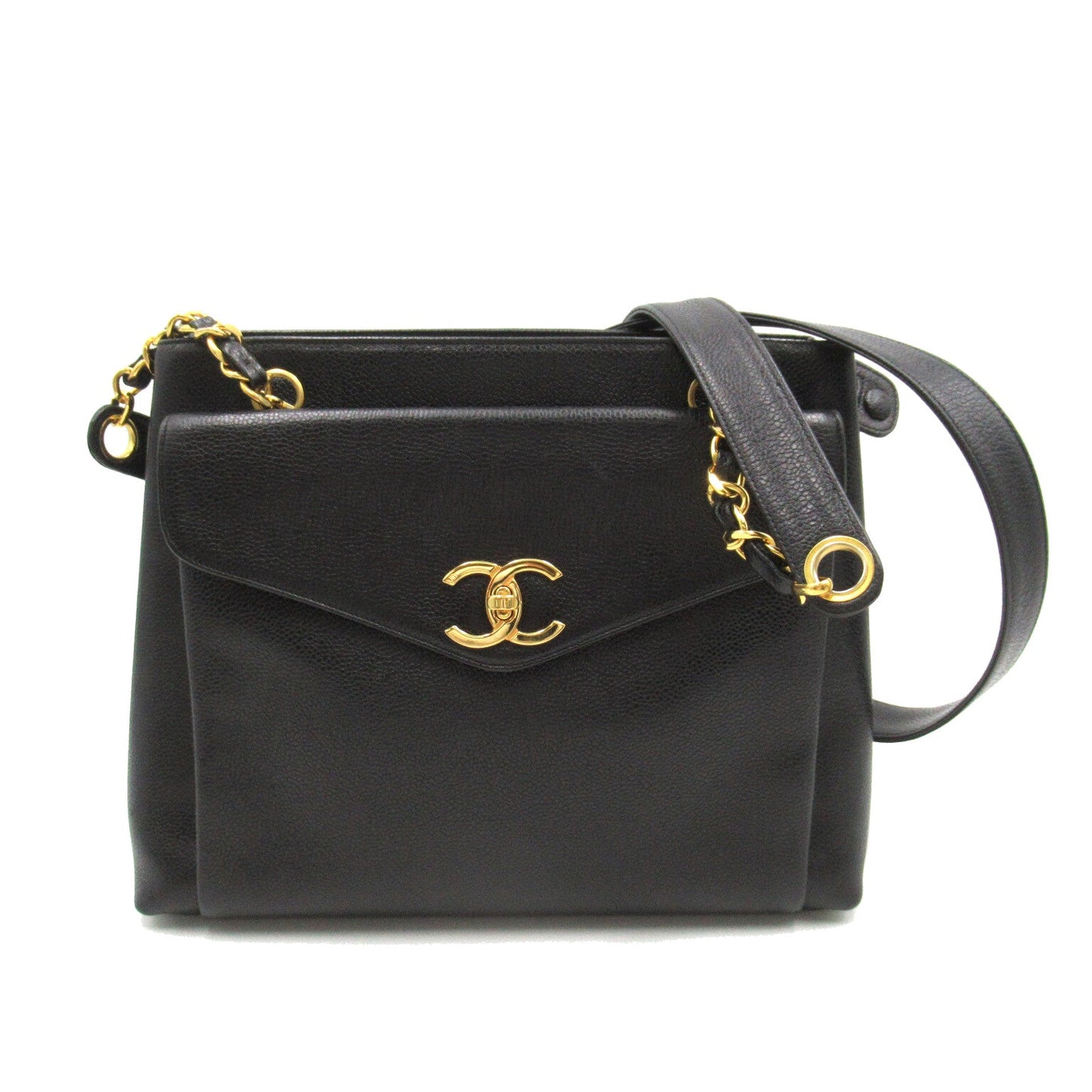 Chanel Chain Shoulder Bag Leather Shoulder Bag 3662372 in Good condition