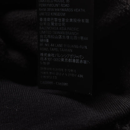 Balenciaga Zip-Up Boa Hoodie Jacket Black