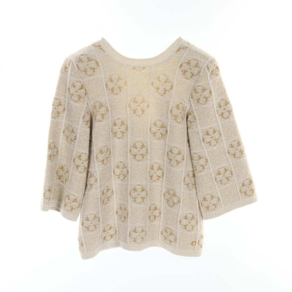 Chanel Clover Wool Nylon Alpaca Knitwear