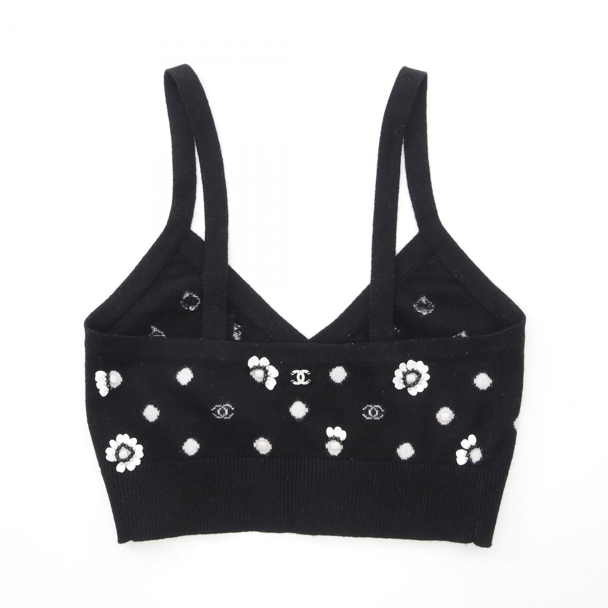 Chanel P75022K10748 Cashmere Bustier Top