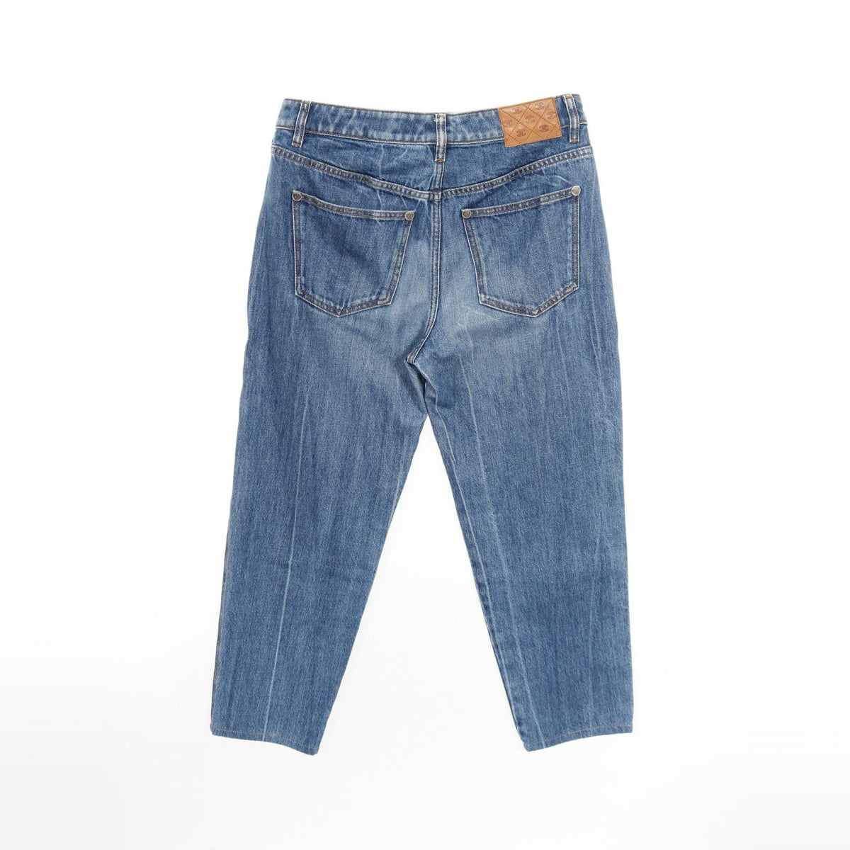 Chanel Coco Mark Cotton Denim Pants